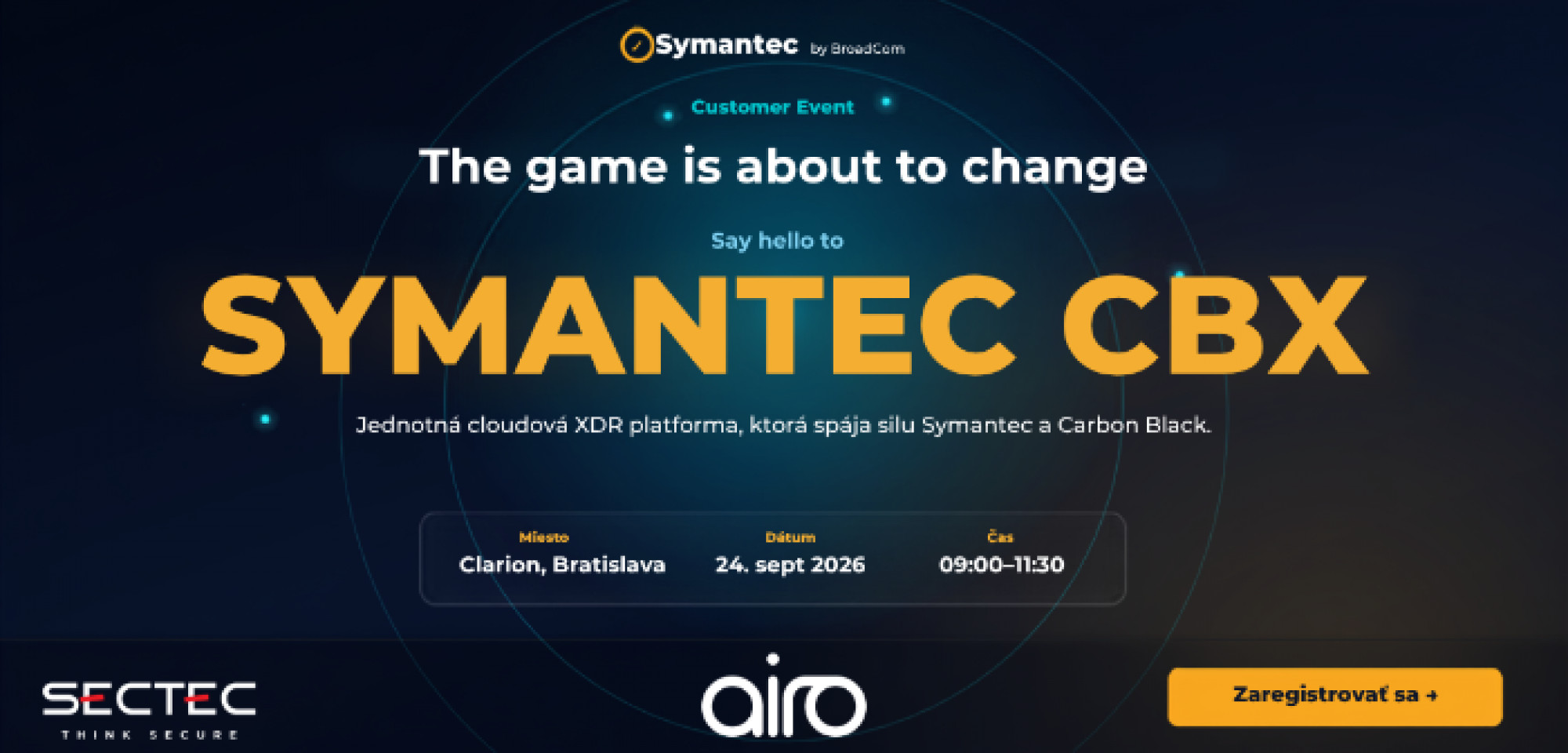 Symantec CBX: Nová éra kybernetickej ochrany – event v Bratislave