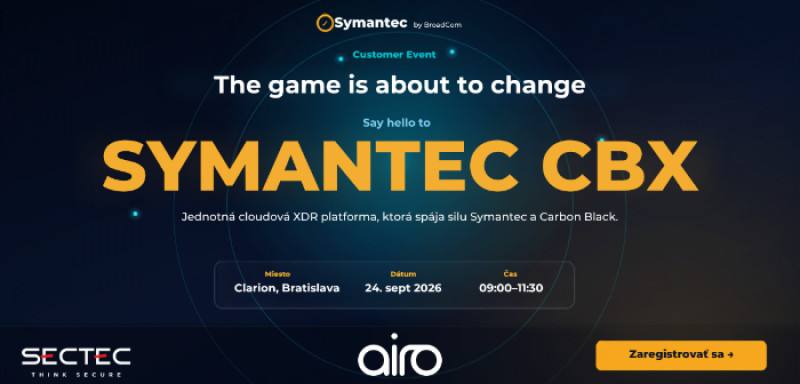 Symantec CBX: Nová éra kybernetickej ochrany – event v Bratislave